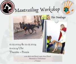 Mantrailing Workshop für Neulinge und Interessierte